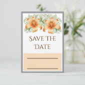 Spaarkaart Save The Date (Staand voorkant)