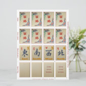 Spaarkaarten (10) - okers kaart (Staand voorkant)