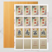 Spaarkaarten (10) - okers kaart (Voorkant / Achterkant)