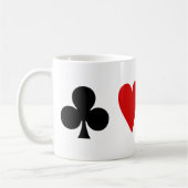 Spaarkaarten Diamond Club Heart Spade Koffiemok (Links)