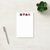 Spaarkaarten Diamond Club Heart Spade Post-it® Notes (Kantoor)