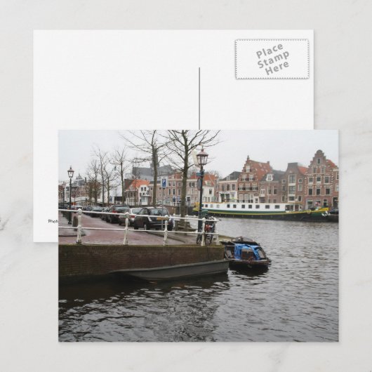 Spaarne, Haarlem Briefkaart (Voorkant / Achterkant)