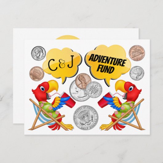 Spaarpot Briefkaart (Voorkant / Achterkant)