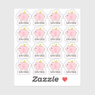 Spaarpot Geld Besparings Tracker Bujo Planner  Sticker