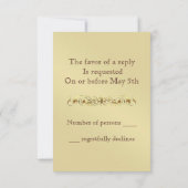 Spaartype Red Birthday Rsvp Kaartje (Achterkant)