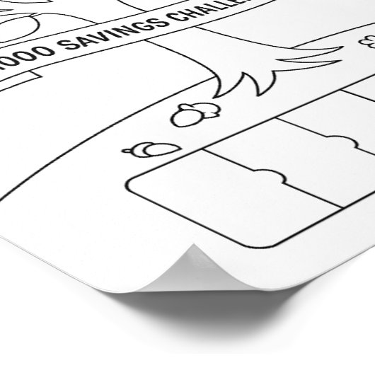 Spaaruitdaging Tracker Poster (Hoek)