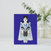 Space Ace – 70s Rock Icon Postcard Feestdagenkaart (Staand voorkant)