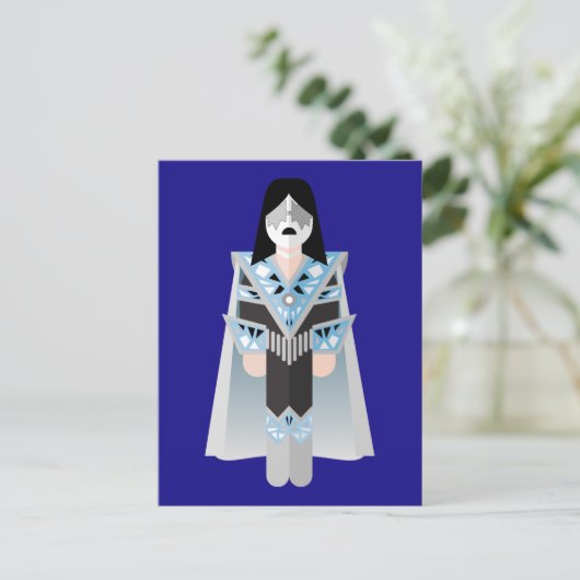 Space Ace – 70s Rock Icon Postcard Feestdagenkaart (Staand voorkant)