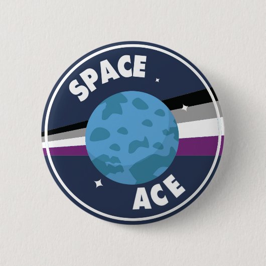 Space Ace Button (Voorkant)
