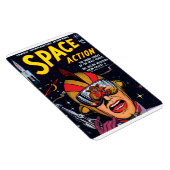 Space Action #2 Omslag van oude Science-Fiction-st Magneet (Rechterzijde)