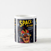 Space Action #2 Omslag van oude Science-Fiction st Mok (Center)