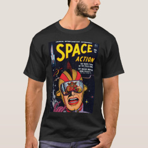 Space Action #2 Oude Sci-Fi-Stripboekcover T-shirt
