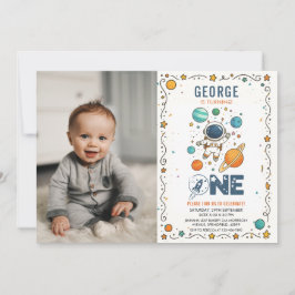 Space Adventure 1st birthday | Outer Space  Kaart