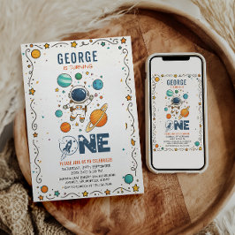 Space Adventure 1st birthday | Outer Space  Kaart