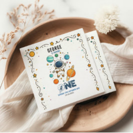 Space Adventure 1st Birthday | Outer Space Party Servet