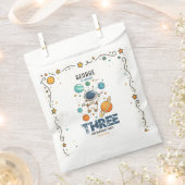 Space Adventure 3rd Birthday | Outer Space for Kid Bedankzakje (Geknipt)