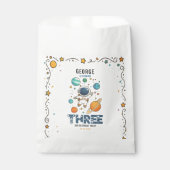 Space Adventure 3rd Birthday | Outer Space for Kid Bedankzakje (Voorkant)