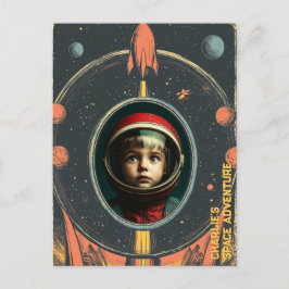 Space Adventure-Briefkaart Briefkaart
