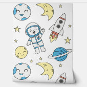 Space Adventure Cartoon  Behang (Afrollen)