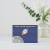 Space Adventure Dit ruimteschip ontwerp is uit de Contactkaartje (Staand voorkant)