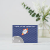 Space Adventure Dit ruimteschip ontwerp is uit de Contactkaartje (Staand voorkant)