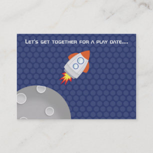 Space Adventure Dit ruimteschip ontwerp is uit de Contactkaartje