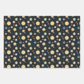 Space Adventure Playful Kids Birthday Party Inpakpapier Vel (Voorkant)