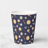 Space Adventure Playful Kids Birthday Party Papieren Bekers (Voorkant)