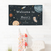 Space Adventure Playful Kids Birthday Party Spandoek (Insitu)
