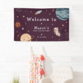Space Adventure Playful Kids Birthday Party Spandoek (Insitu)