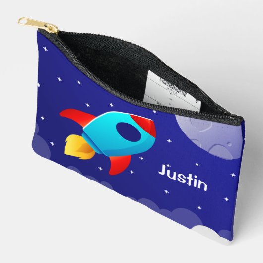 Space Adventure Rocket Design Etui (Open)
