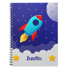 Space Adventure Rocket Design Notitieboek