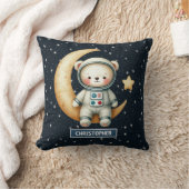 Space Adventure Teddy Bear Kussen Baby Boy Custom (Deken)