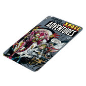 Space Adventures #12 Grappige 50s Retro Sci-Fi Str Magneet (Linkerzijde)