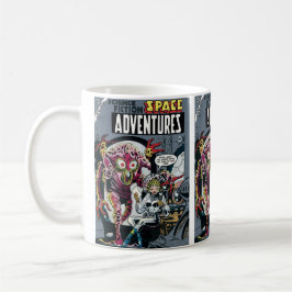 Space Adventures #12 Grappige 50s Retro Sci-Fi Str Mok