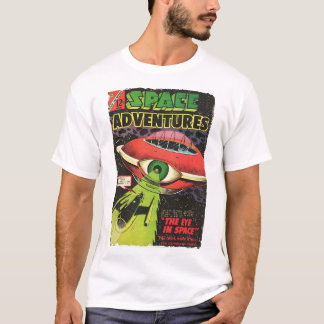 Space Adventures Comic Blink  T-shirt