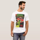 Space Adventures Comic Blink  T-shirt (Voorkant volledig)