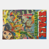 SPACE ADVENTURES RETRO COMICS THEEDOEK (Horizontaal)