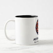 Space Aesthetic Coffee Cup Tweekleurige Koffiemok (Links)
