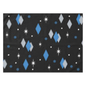Space Age Diamonds Blue Tafelkleed (Voorkant (Horizontaal))