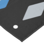 Space Age Diamonds Blue Tafelkleed (Gekanteld)