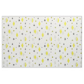 Space Age Diamonds Geel Grijs Wit Stof (Fat Quarter)