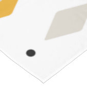 Space Age Diamonds Oranje wit Tafelkleed (Gekanteld)