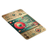 Space Age Interplanetary Coordinates Alien Relic Magneet (Rechterzijde)