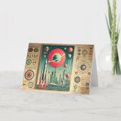 Space Age Interplanetary coördineert buitenaards r Kaart (Voorkant)