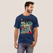 Space Age Las Vegas Martini Feest T-shirt (Voorkant volledig)