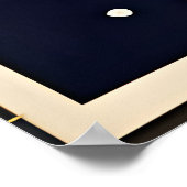 Space Age Retro 50s Rocket Ship Poster (Hoek)