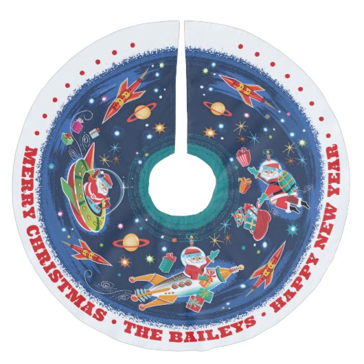 Space Age Santa - Kerstboom Rok (Voorkant)