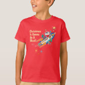 Space Age Santa T Shirt (Voorkant)