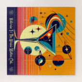 Space Age Welkom bij de Atomic Martini Club Legpuzzel (Horizontaal)